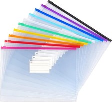 10 Pack Plastic Envelope Poly Zip Envelop Plastic Envelopes Files Zipper