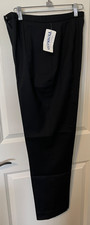 NWT 140 PENDLETON 8 DRESS SLACKS PANTS BLACK LINED VIRGIN WOOL HIGH WAIST NEW