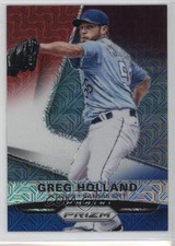 2015 Panini Prizm Red White & Blue Mojo Prizm Greg Holland #10 3f7