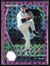 2021 Panini Prizm Draft Picks #PDP45 Ky Bush Pink Velocity Prizm