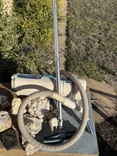 Electrolux Vacuum Cleaner, Model L, Vintage 60s, Working With Attachments.