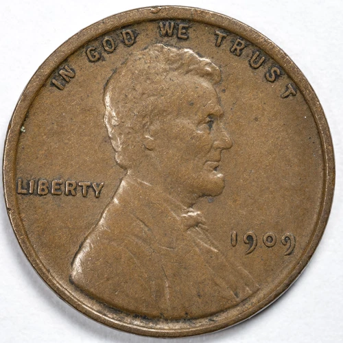 1909 VDB Lincoln Wheat Penny Extremely Fine (XF)