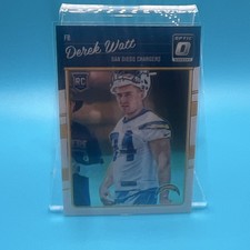 Panini 2016 Donruss Optic Derek Watt Rookie #114 San Diego Chargers Football