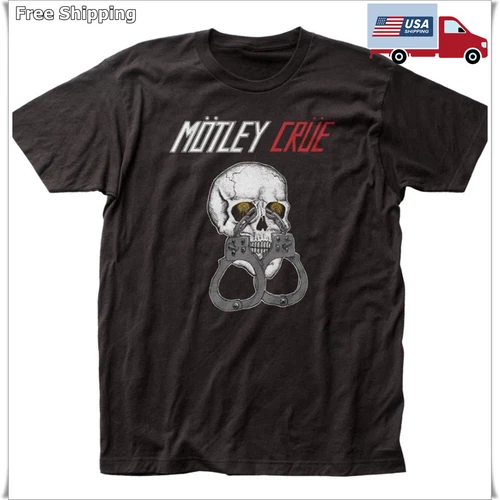 Motley Crue Shout At The Devil Tour T Shirt Mens Rock And Roll Music Band Black video thumbnail