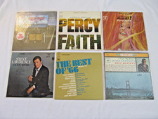 Jazz/Easy Listening 6 Record Bundle - Percy Faith, Tony Bennet, Steve Lawrence