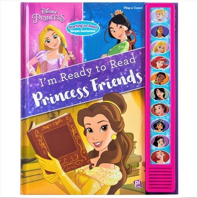 Disney Princess Sound Book Belle Mulan Cinderella Rapunzel I m Ready Friends