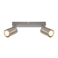 Briloner Deckenlampe Schwenkbar GU10 9W Nickel-Matt Wohnzimmer Schlafzimmer