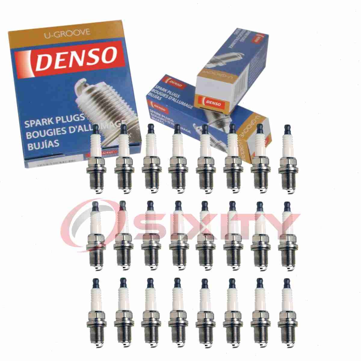 24 pc Denso Standard U-Groove Spark Plugs for 2006-2013 Mercedes-Benz S65 li