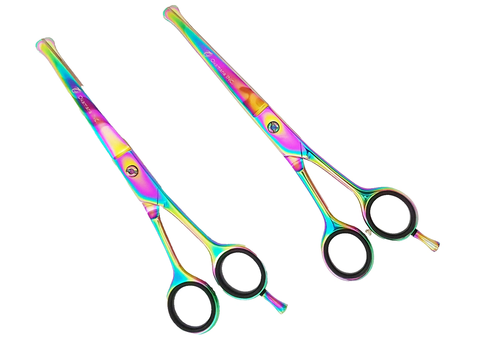 Professional Pet Grooming Scissors 6.5" Dog Cat Grooming Shears 2 PCS Set
