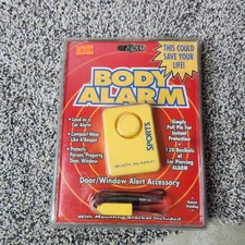 NEW Yellow Body Multi Purpose Ear Piercing Alarm DAC Technologies ALR112-A 130dB