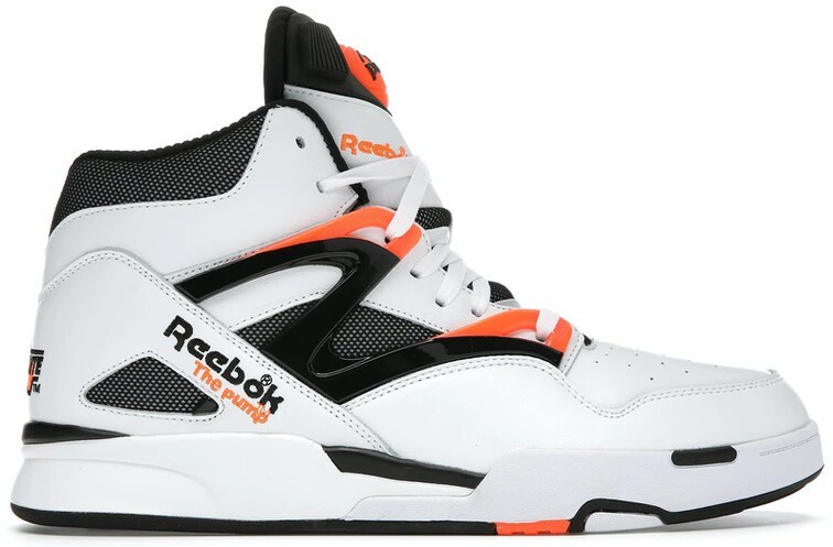 Reebok Pump Omni Zone II White/Black/Wild Orange for Sale