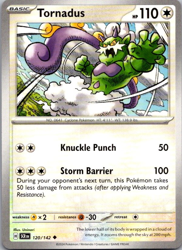 TORNADUS 120/142 STELLAR CROWN POKEMON