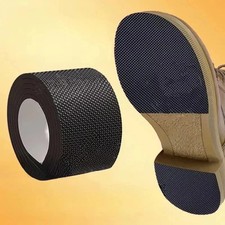 Self-Adhesive EVA Shoe Sole Repair Patch Black Rubber Anti-Slip Protector Pads