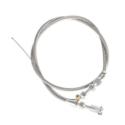 36'' Braided Throttle Cable Kit - Replacement - Carburetor Throttle Cable -
