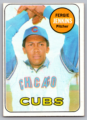 1969 TOPPS #640 FERGIE JENKINS CUBS