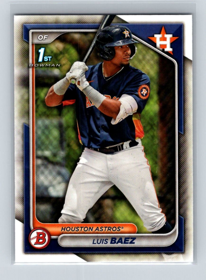 2024 Bowman Prospects #BP-66 Luis Baez Houston Astros