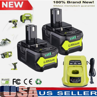 #ad 8.0Ah For RYOBI P108 18V One Plus High Capacity Battery 18V LithiumIon P104 P102 $41.28