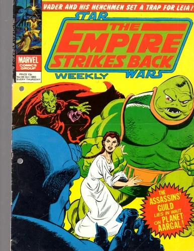Star Wars: Comic 1980 Series Marvel UK Empire Strikes Back Weekly #136