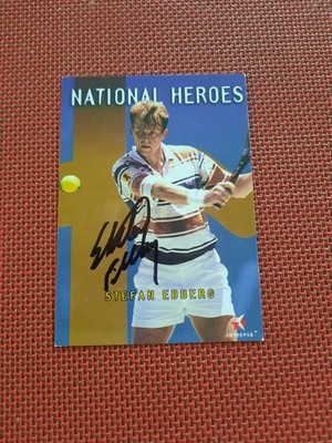 Edberg Stefan,Weltklasse Tennisspieler, Orig.signiert