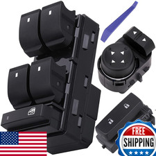 Obaee Power Window Control Switch Button Front Driver Side Door Lock Mirror Swit