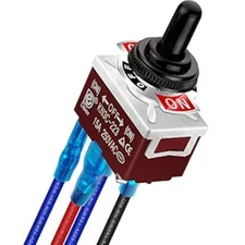 Waterproof Reverse Polarity Switch 12V Momentary Toggle Switch 30A DC Motor Cont