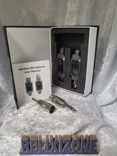 UHF Wireless Microphone System Plug-On Transmitter Receiver Set - Open Box