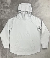 BYLT Hoodie Mens M Gray Elite Drop Cut Pullover Viscose Athleisure Golf