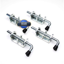 Worldpac Pack Of 4 1/2 Spring Pin Latch Lock Assembly For Utility -