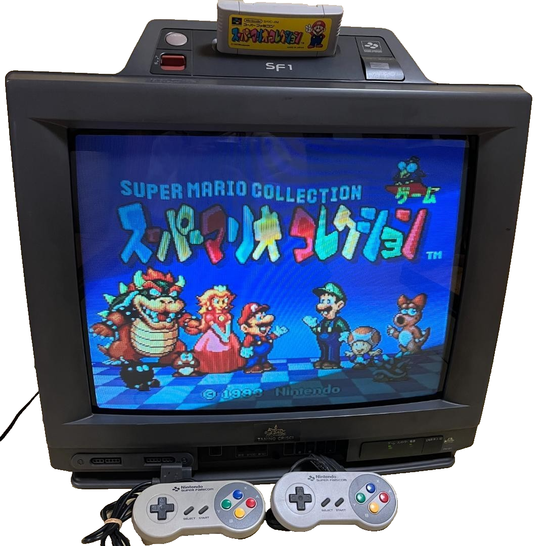 SHARP SF-1 Console System Super Famicom Color TV 21G-SF1 Tested | eBay