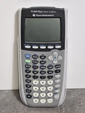 Texas Instruments TI-84 Plus Silver Edition Graphing Calculator Tested & Works