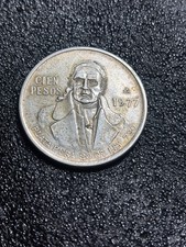 1977 , cien peso Silver Mexican