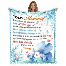 New Mom Gifts Women Blanket Mother Flannel Throw Sofa Couch Bed 50x60 Inch