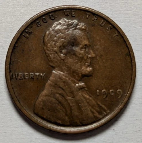 1909 P VDB Lincoln Wheat Penny