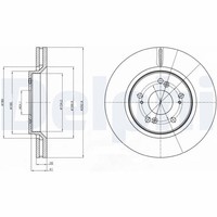 Bremsscheiben FüR Honda Cr-V III RE IV RM Ab 09-> 45251-SWW-G01