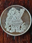 Santa Christmas Holiday Wishes Coin 1 Troy Oz .999 Fine Silver Round Medal .999