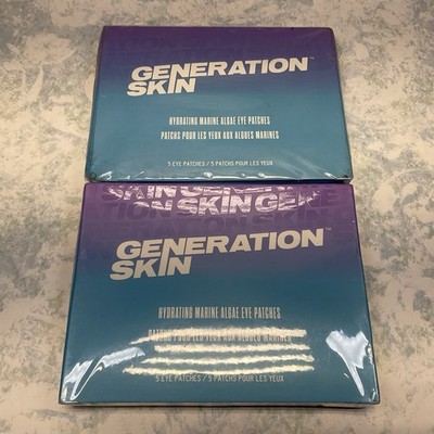 Generation Skin Hydrating Marine Algae Eye Patches 5-Pairs ( Lot of 2 ) New