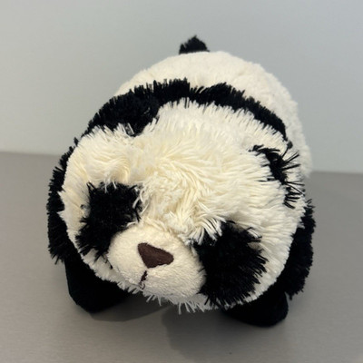 2010 Pillow Pets Pee-Wees Panda Small Plush Stuffed Animal, Washable