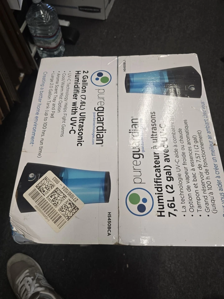 PureGuardian 2-Gallon Ultrasonic Warm and Cool Mist Humidifier ×× NEW ×× - Image 3 of 4