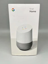 Google Home Smart Speaker Voice Activated Google Assistant w/Box - Tested