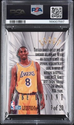 1996-97 Skybox Z Force - Zebut Kobe Bryant #3 Zpeat (RC) for sale