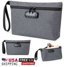Waterproof New odor Smell Proof Case Bag With Security Combination Lock Storage
