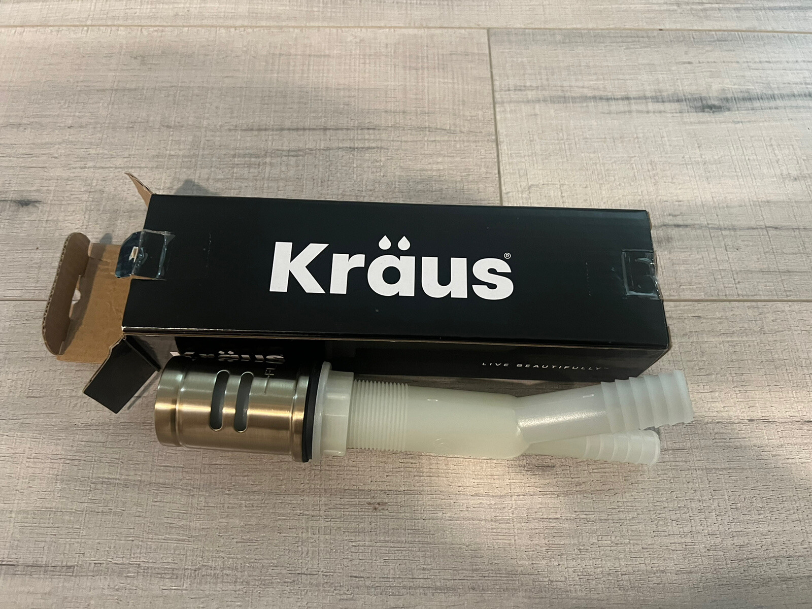 Kraus KAG1BG Dishwasher Air Gap Brushed Gold Solid Brass Dim 1.82 x 2.