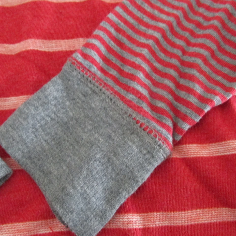 Arizona Jean Co T Shirt Toddler Boys Size 3T Red Stripe Long Sleeve Pullover Tee - Image 2 of 4