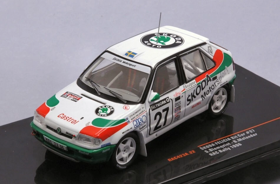 Skoda Felicia Plastique Kit Voiture #27 Rac Rally 1996 Blomqvist / Melander 1:43 - Photo 1/1