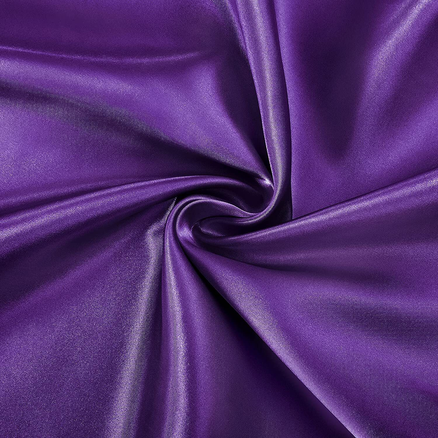 Hotel 4 Pieces Silk Satin Flat Fitted Sheet Bed Set Single Double Queen