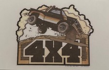Original Vintage 1983 4x4 Truck Mini Hot Peel Iron On Transfer