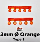 ORANGE REAR LIGHT 10 UNITS TYPE 1 - FERRARI POSCHE ALFA ROMEO ABARTH FIAT