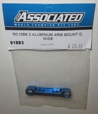Team Associated RC10B6.3 Aluminum Arm Mount D, Wide 91883