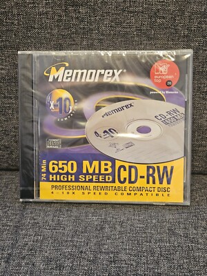 MEMOREX CD-RW - 650 MB high speed 74 Min. CD Prof. Rewritable - NEU in Folie #2