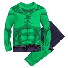  Disney Store Hulk Costume PJ Pal for Boys- Size 8 and 10 - New - Released 2020